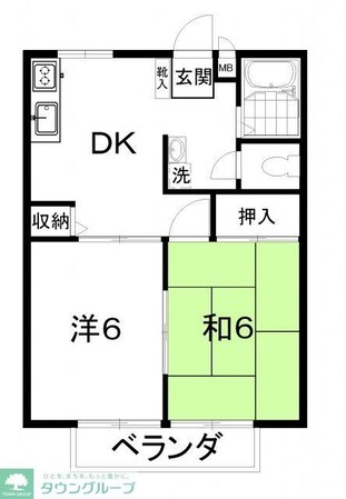 クレールハイムの物件間取画像